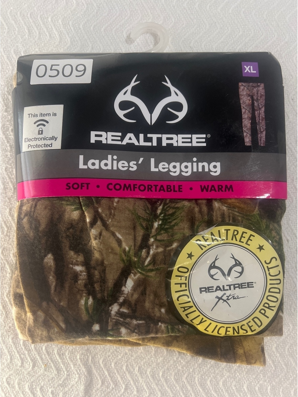 Realtree Ladies' Legging XL Soft Comfortable Warm Camouflage
